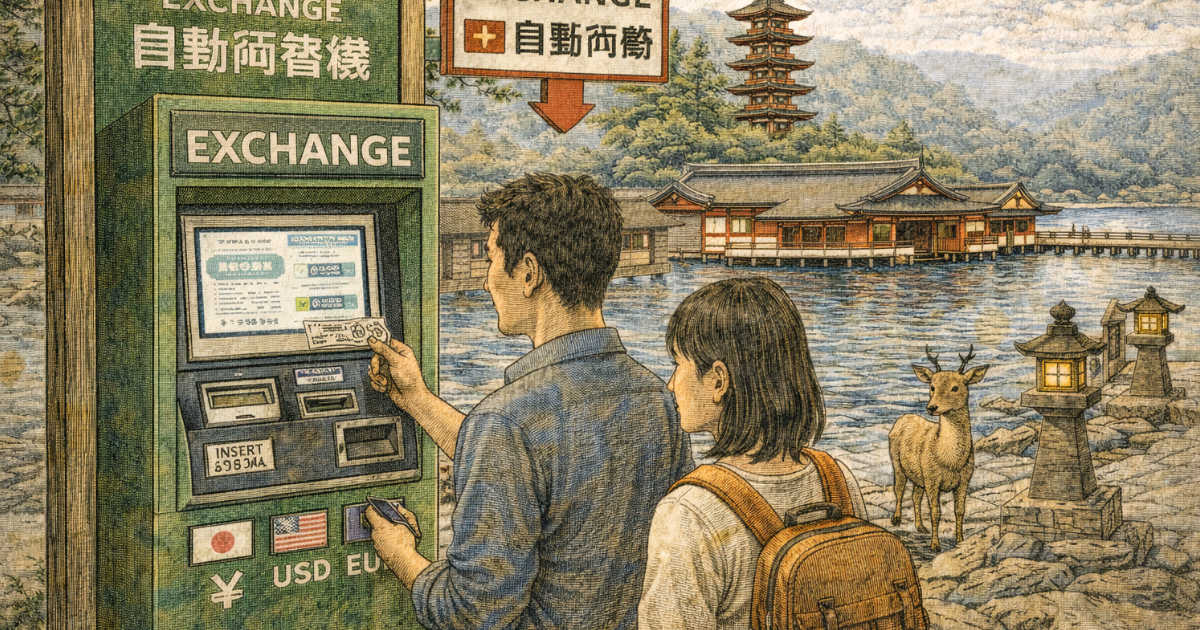 宮島　外貨両替