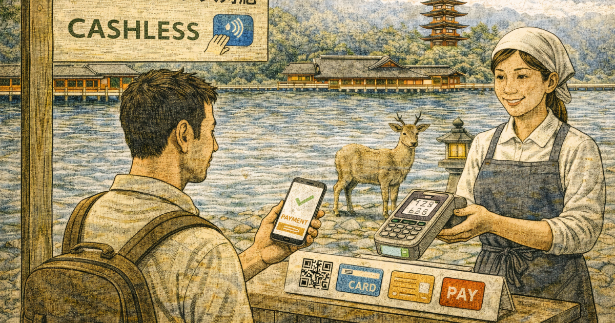宮島　キャッシュレス対応