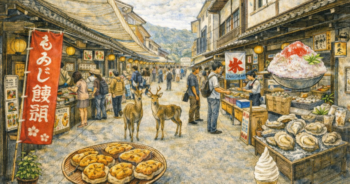 宮島 表参道商店街 おすすめ