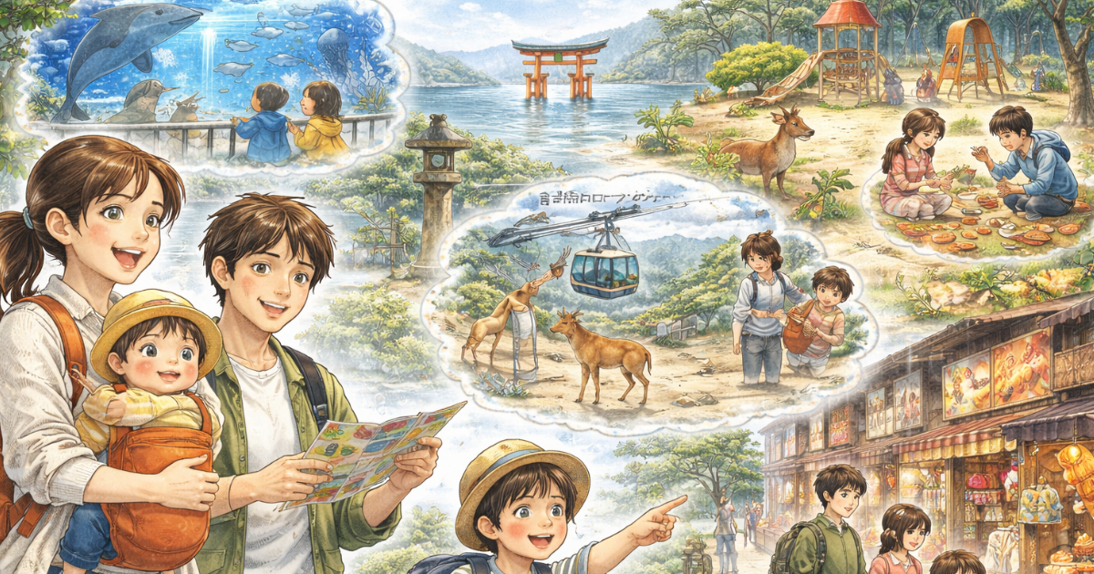 宮島　子連れスポット