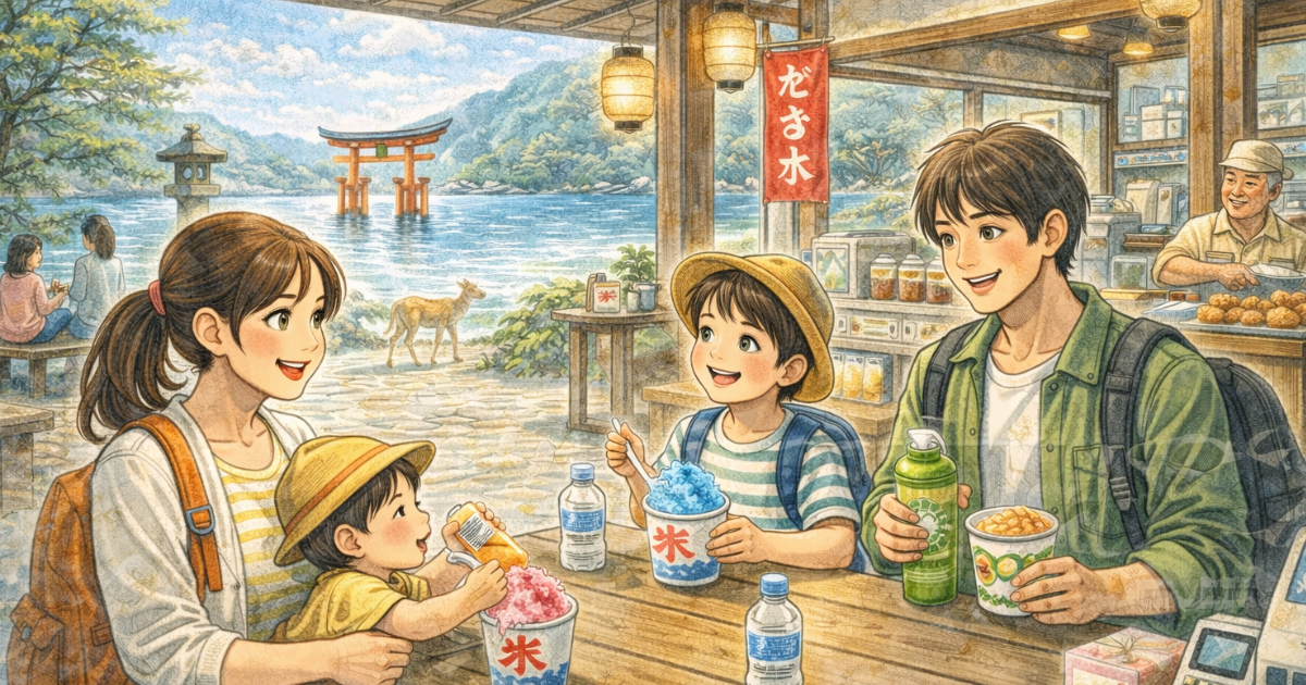 宮島　休憩スポット