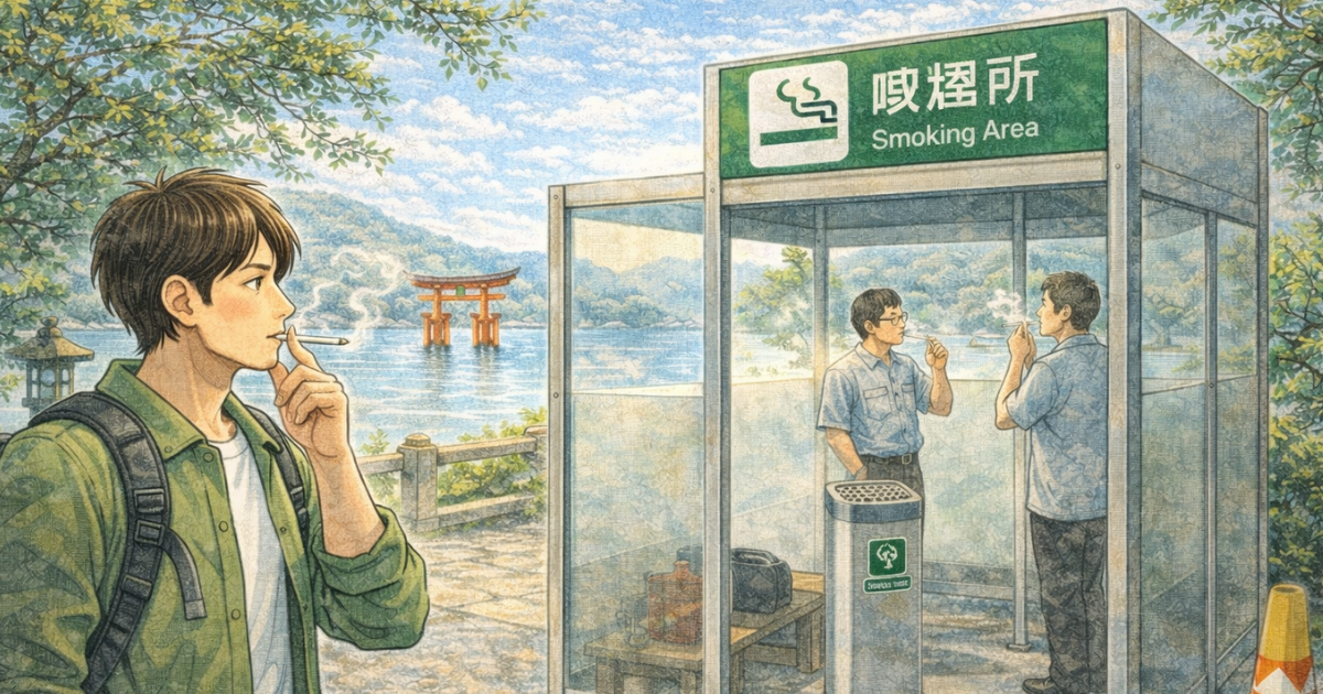 宮島　喫煙所